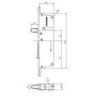 Többpontos ajtózár Roto H650 2 Csap 28/92/16