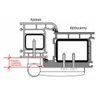 Ajtópánt Roto Solid 150P 20-23,5 Ezüst