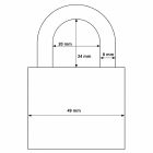 Abus Titalium 717AL/45 lakat zöld