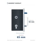 Többpontos ajtózár GU Secury Europa R4 65/92/16 cil. műk.