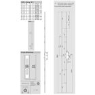 Többpontos ajtózár Roto H650 4E 35/92/16 cil. műk.