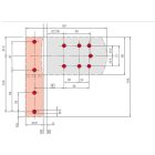 Ajtópánt Roto Solid 150P 17-20,5 Antracit