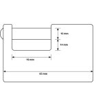Abus 722/63B lakat