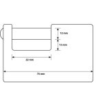 Abus 722/70 lakat