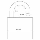 Abus 724/30 lakat antracit