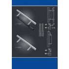 Ajtóhúzó 1000/1200 1 oldalas 45 fok inox