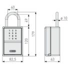 Abus 797 Smart kulcstároló 