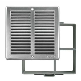 Haco szellőző rozsdamentes inox 150x150