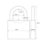 Abus Titalium 727/20 TWINS lakat 