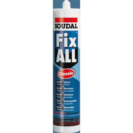 Soudal Fix ALL Flexi rugalmas tömítő-ragasztó fehér 290 ml
