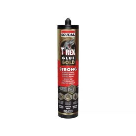 Soudal T‑REX Gold Strong extrém szerelőragasztó, 290 ml