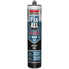   Soudal Fix ALL Flexi rugalmas tömítő-ragasztó, szürke, 290 ml