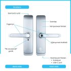 Okoskilincs Tokyo Smartpass ezüst 1TT-SI