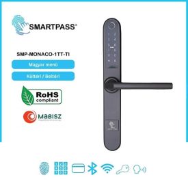 Okoskilincs Monaco Smartpass antracit 1TT-TI